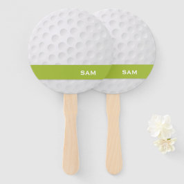 Abanico Inicial. Textura moderna de la pelota de golf.