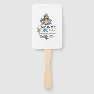 Abanico Inspiración de camiseta para peluquero de Jesus Be