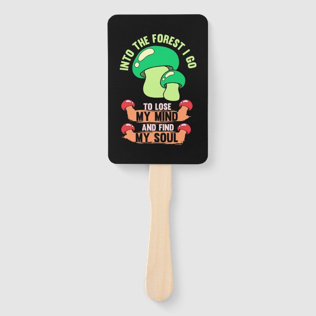 Abanico Into the Forest Mushroom Hunter Go (Anverso)