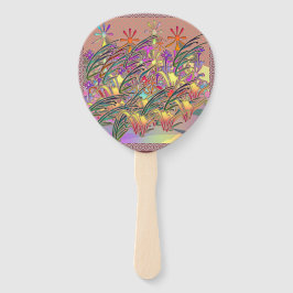 Abanico Jardín de flores exóticas