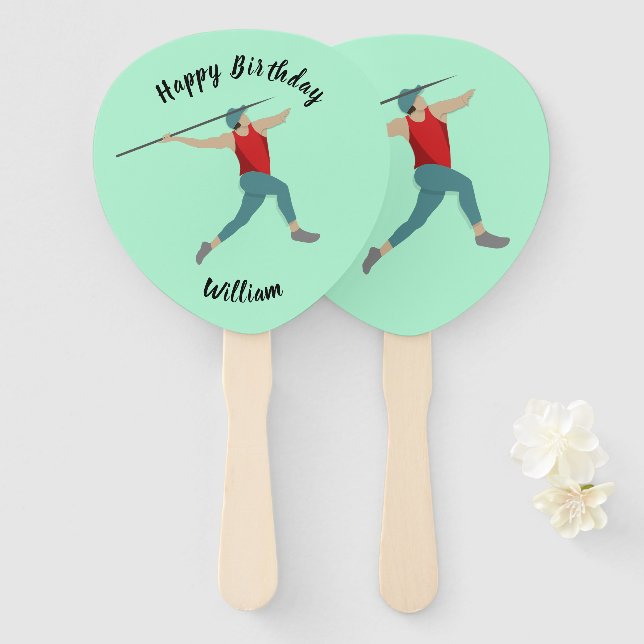 Abanico Javelin (Anverso y reverso)