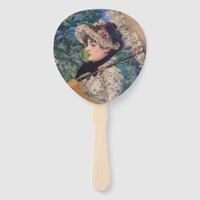 Abanico Jeanne (Primavera) De Édouard Manet (Anverso)