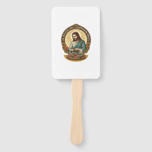 Abanico Jesús Bola de Yoga Totalmente Desinflada Humor de