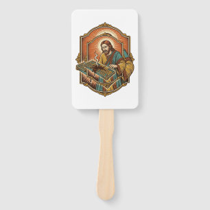 Abanico Jesús derrama café Teclado mecánico roto tecnologí