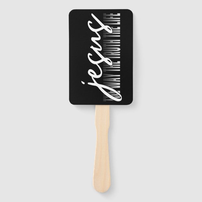 Abanico Jesús El Camino De La Verdad La Vida (Anverso)