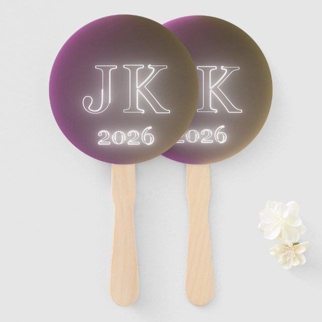 Abanico JK 2026 Hand Fan (Anverso y reverso)