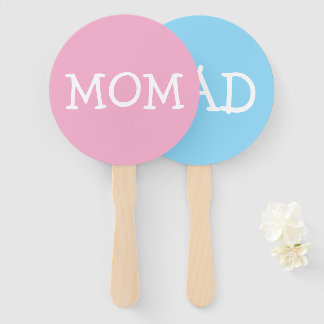 Abanico Juego de Baby Shower ¿Fue Mamá o Papá