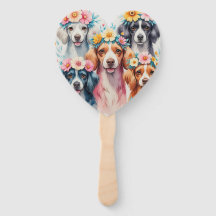 Juego de regalos para fans de los perros con flore