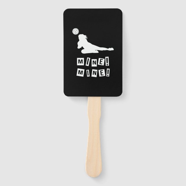 Abanico Jugador de voleibol | Mina de voleibol (Anverso)