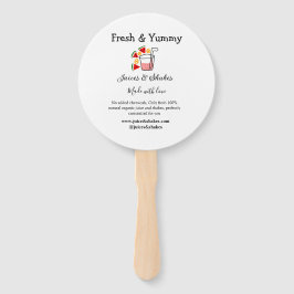 Abanico Jugos y sacudidas sitio web de negocios de restaur