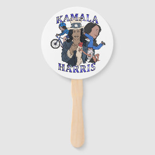 Abanico Kamala Harris Bootleg Rap Style