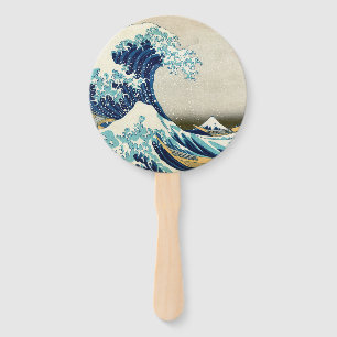 Abanico Katsushika Hokusai - La gran ola de Kanagawa