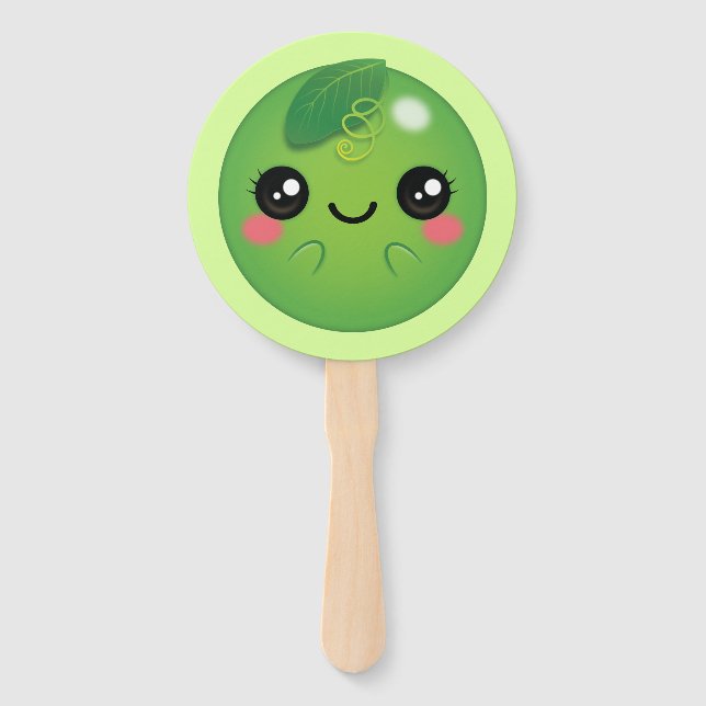 Abanico Kawaii Pea (Anverso)