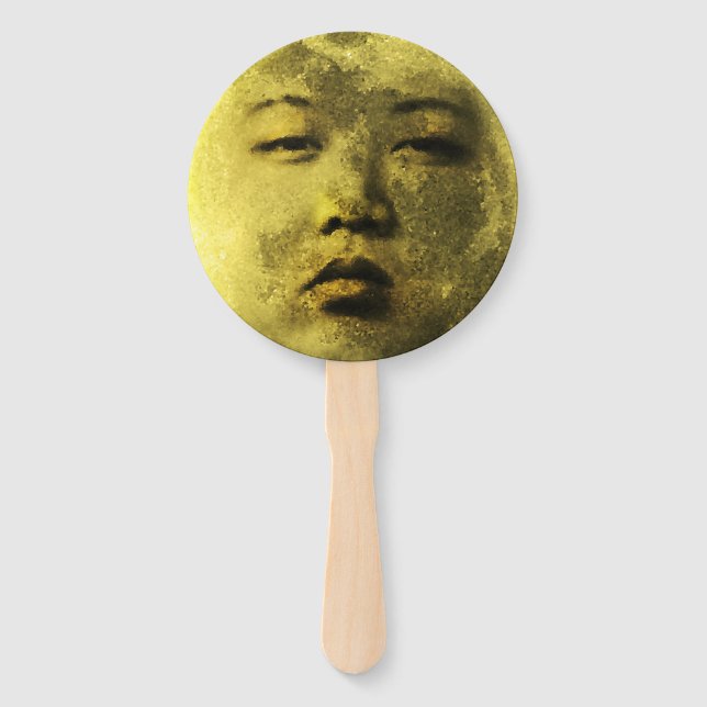 Abanico Kim Jong Moon Divertido (Anverso)