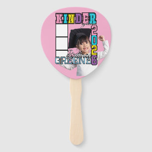 Abanico Kinder Grado 2026 Foto Personalizada