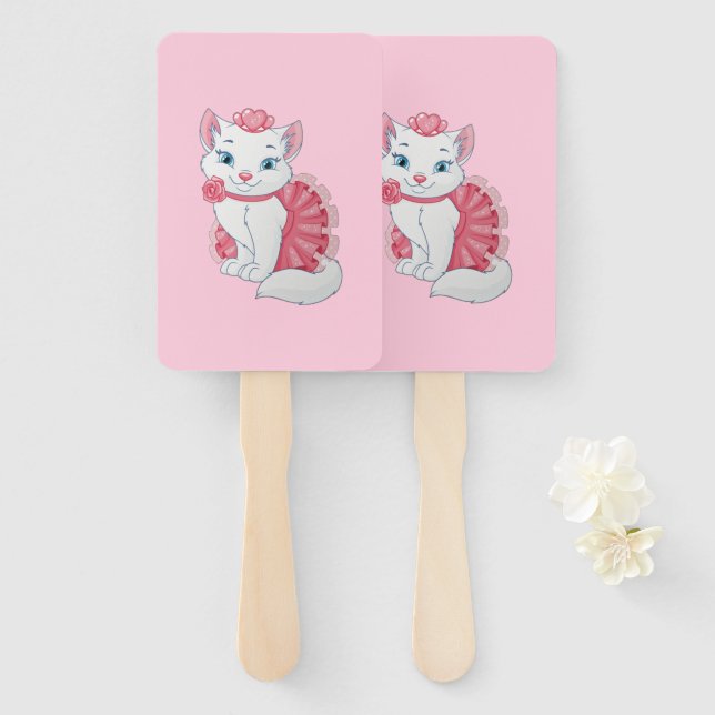 Abanico Kitty Hand Fan (Anverso y reverso)