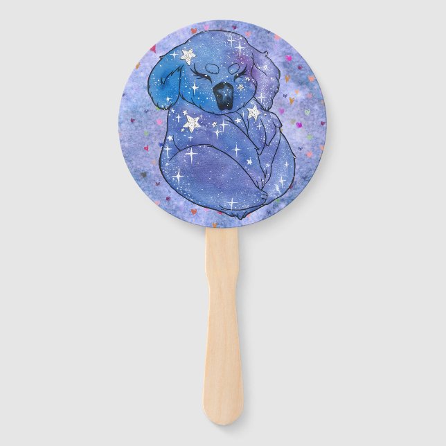 Abanico Koala llamado Seven (Anverso)