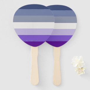 Abanico La bandera del orgullo lésbico carnicero de Slippe