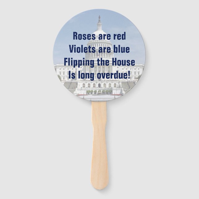 Abanico La caída de la Cámara de Representantes (Anverso)