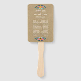 Abanico La colección de Bodas de flores de Kraft