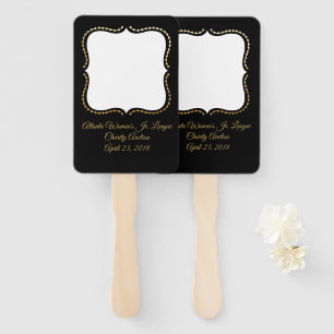 Abanico La elegante paleta negra de la subasta