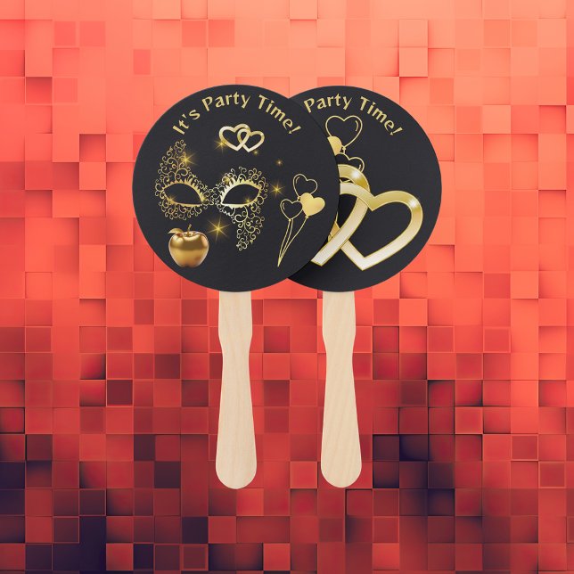 Abanico La mascarada de oro es el momento Fiesta | (Subido por el creador)