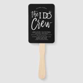 Abanico La tripulación que hago | Fiesta de bodas y progra