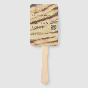 Abanico La vela de la soja del café de vainilla añade el n