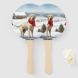 Abanico Labrador: Perro recuperado en Navidades de nieve