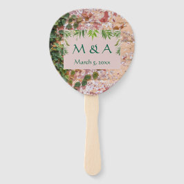 Abanico Ladrillos pintados Green Ivy Boda