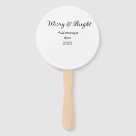 Abanico Las vacaciones de los Navidades más brillantes aña