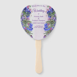 Abanico Lavander - Flores violetas