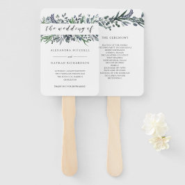 Abanico Leafy Watercolor | BODA