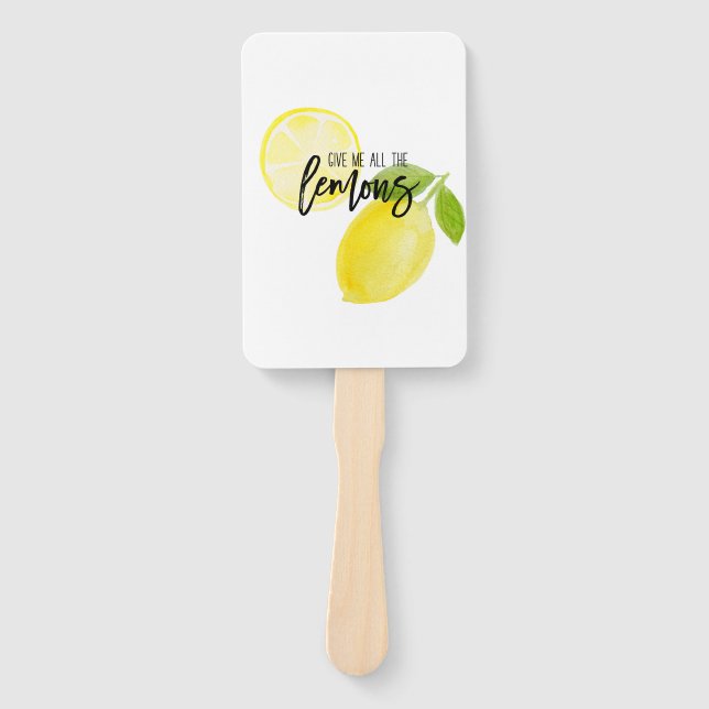 Abanico LEMON Summer Fun (Anverso)