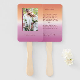 Abanico Lesbian Wedding Photo Pride Flag Gradient Program