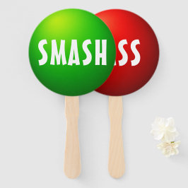 Abanico Letrero de Paleta de Juego Smash Pass