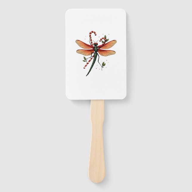 Abanico Libélula de caramelo (Anverso)