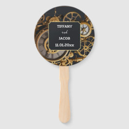 Abanico Libro de invitados de Steampunk Extravaganza Vinta