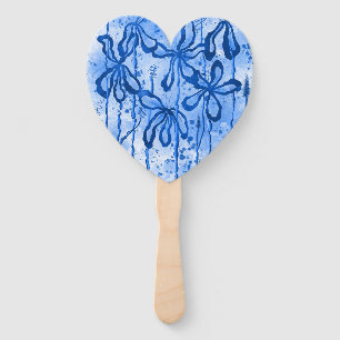 Abanico Lilies ligados Cielo azul conjunto de fans