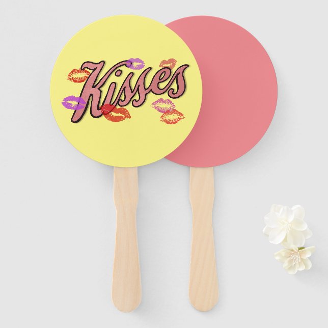 ABANICO LIP KISSES (Anverso y reverso)