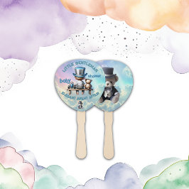 Abanico Little Gentleman Baby Shower |