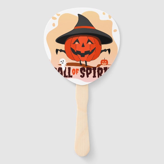 Abanico Llamado de Espíritu de Halloween (Anverso)