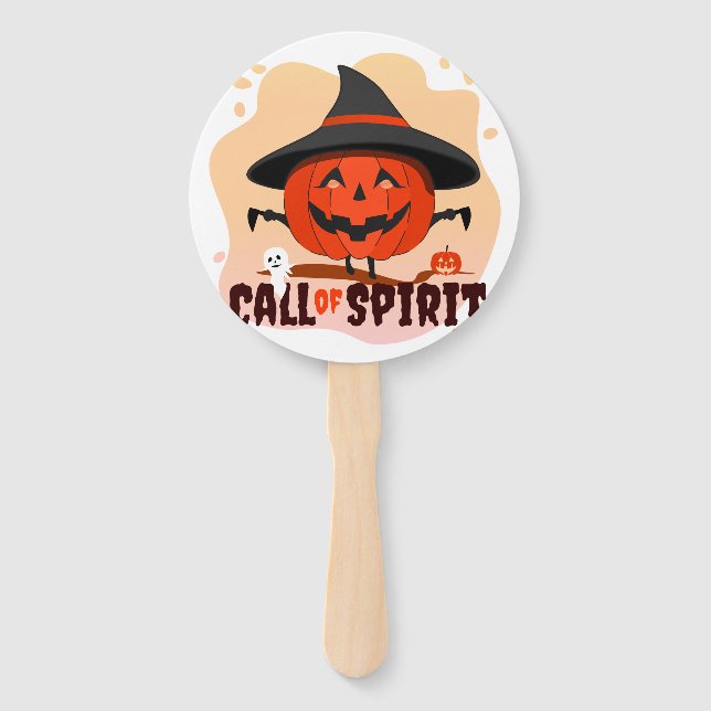 Abanico Llamado de Espíritu de Halloween (Anverso)