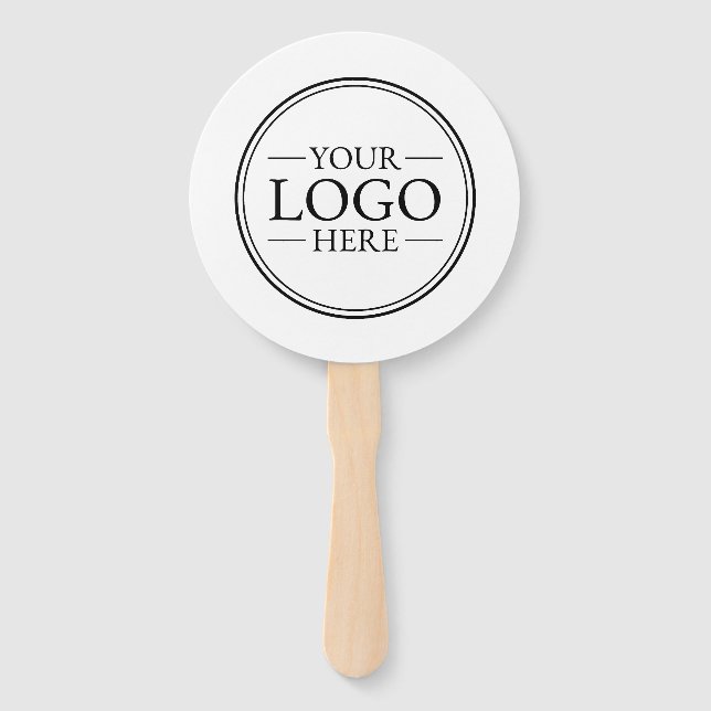 Abanico Logotipo comercial de personalizado (Anverso)