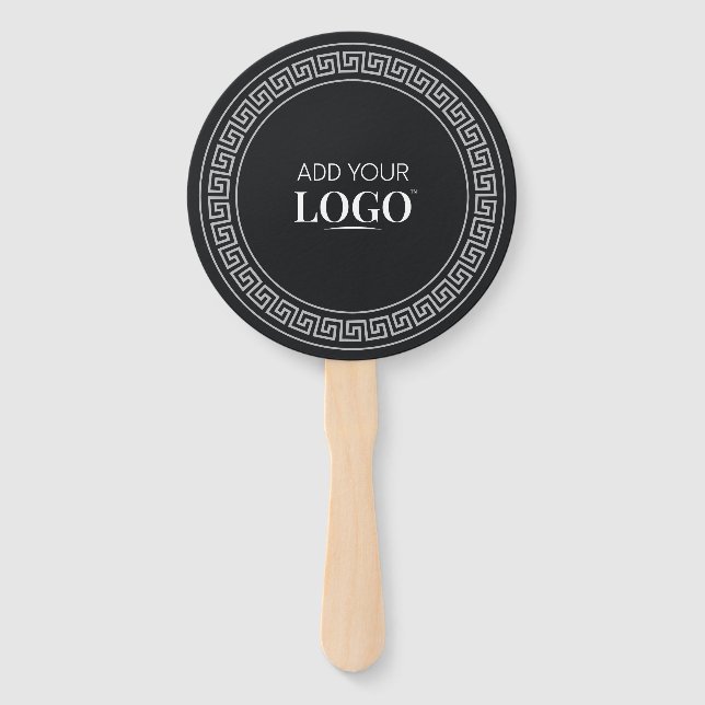 Abanico Logotipo personalizado Elegante Empresa Promociona (Anverso)