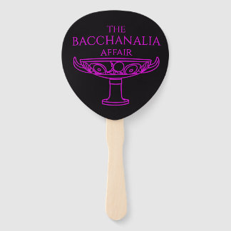 Abanico Los fans del asunto de las Bacanales