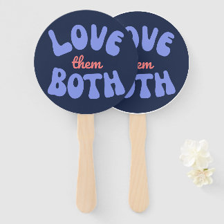 Abanico Los retro los aman a ambos progenitores por la vid