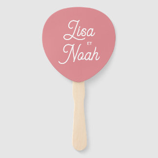 Abanico Lot d'éventails Colorus rose