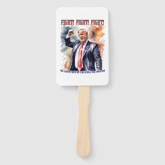 Abanico ¡Luchar! ¡Luchar! ¡Luchar! Leyenda de Trump