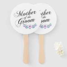 Madre del Boda Groom | Ventilador de mano